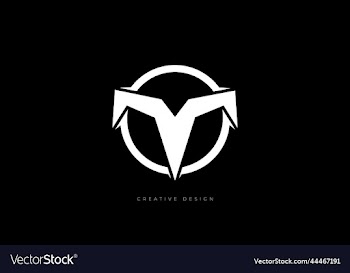 letter t creative circle shape logo