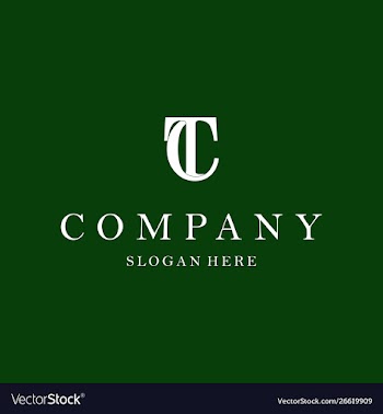Letter tc creative logo design vector image