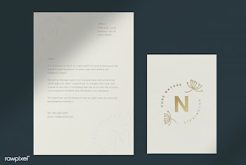 Letter template | Free stock psd mockup - 560330