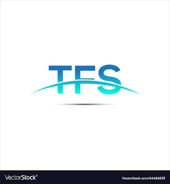 letter tfs logo design icon