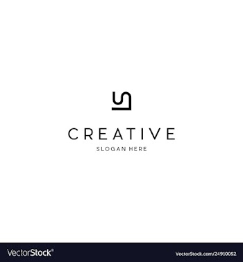 Letter un creative business logo design vector image