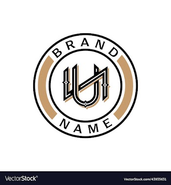 letter un logo design