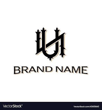 letter un logo design