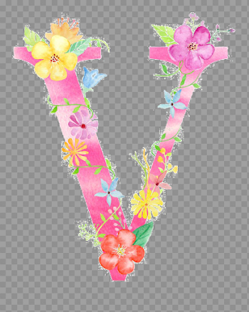 Letter V PNG Transparent Image