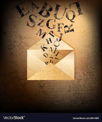 Letter vector image