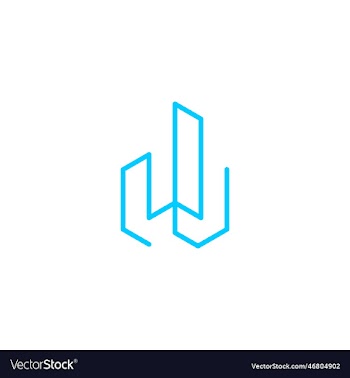 letter w building logo design inspiration