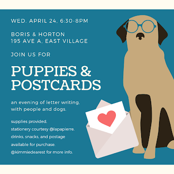 Letter Writers Alliance: Postcards and Puppies