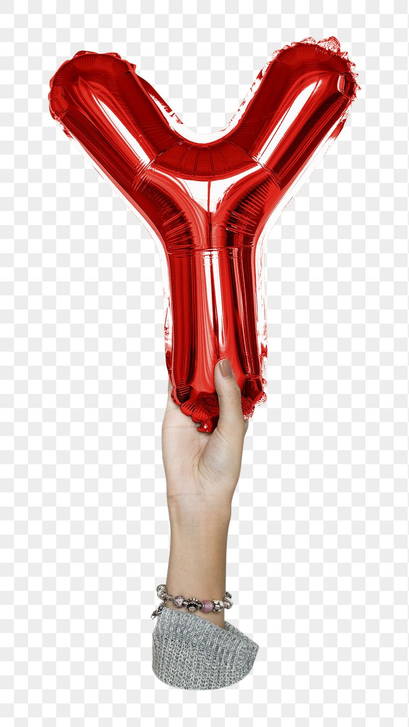 Letter Y balloon png sticker, | Free PNG - rawpixel