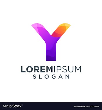 Letter y logo design vector image
