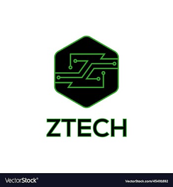 letter z and technology logo