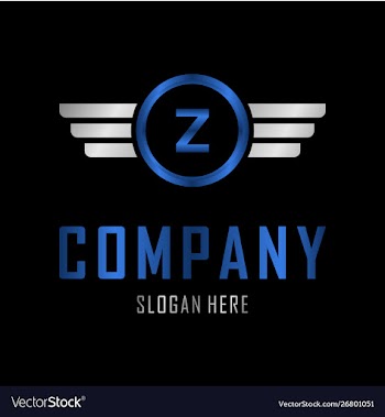 Letter z automotive creative business logo vector image