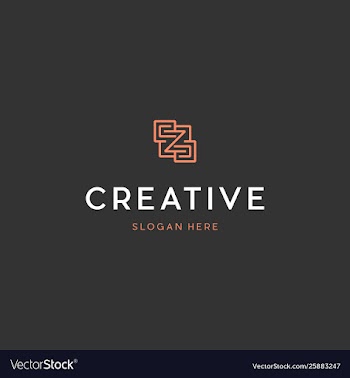Letter z outline luxury creative business logo vector image