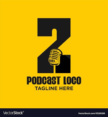 letter z podcast logo design template inspiration