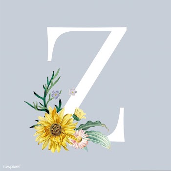 Letter Z with blossoms | Free stock vector - 544921