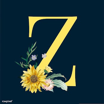 Letter Z with blossoms | Free stock vector - 545055