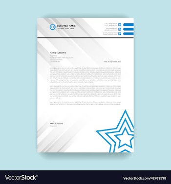 letterhead pad design