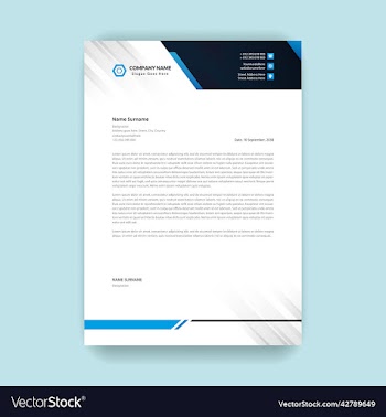 letterhead pad design