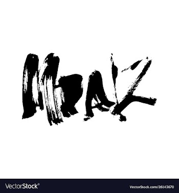 Lettering calligraphy for design word gloom vector image