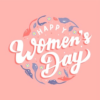 Lettering theme for womens day Free Vector