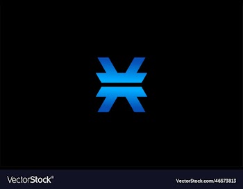 letters a and x logos