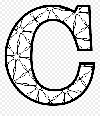 Letters Coloring Pages - Letter C To Colour Clipart (#487026 ...
