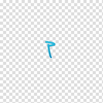 Letters, light-blue p character transparent background PNG clipart