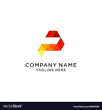 letters p designmodern logo creative monogram