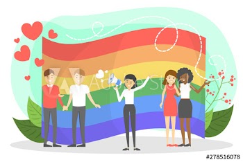 LGBT community concept