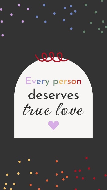 LGBT love quote story template, | Free Vector Template - rawpixel