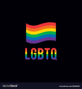 Lgbt pride month in june lesbian gay bisexual vector image