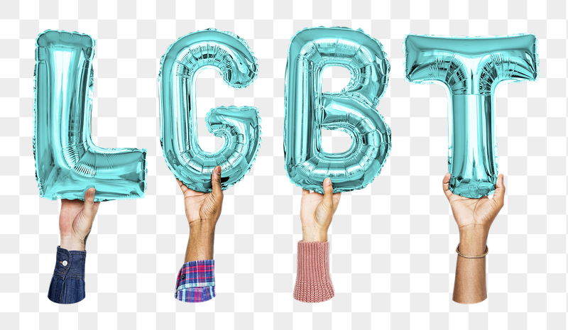LGBT word png, hands holding | Free PNG - rawpixel