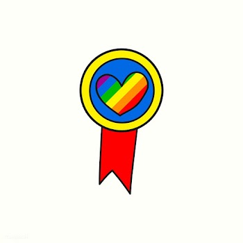 LGBTQ heart badge | Free stock vector - 681665