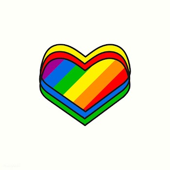 LGBTQ heart badge | Free stock vector - 681692