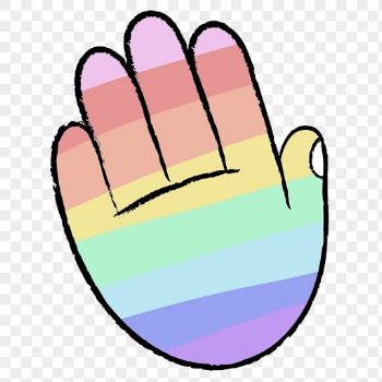 LGBTQ+ palm png hand sticker, | Free PNG Sticker - rawpixel