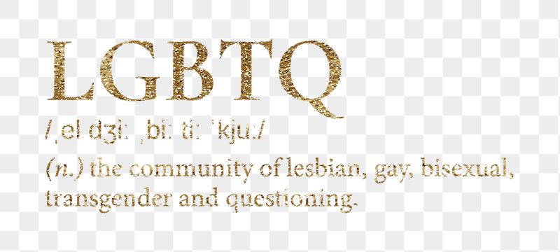 LGBTQ png dictionary word sticker, | Free PNG - rawpixel