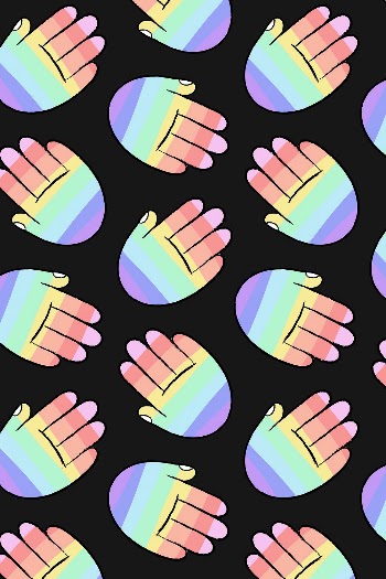 LGBTQ+ rainbow background, hand doodle | Free Vector - rawpixel