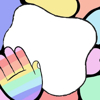 LGBTQ+ rainbow frame background, cute | Free Vector - rawpixel