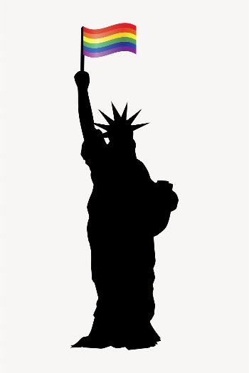 LGBTQ Statue of Liberty sticker, | Free PSD - rawpixel