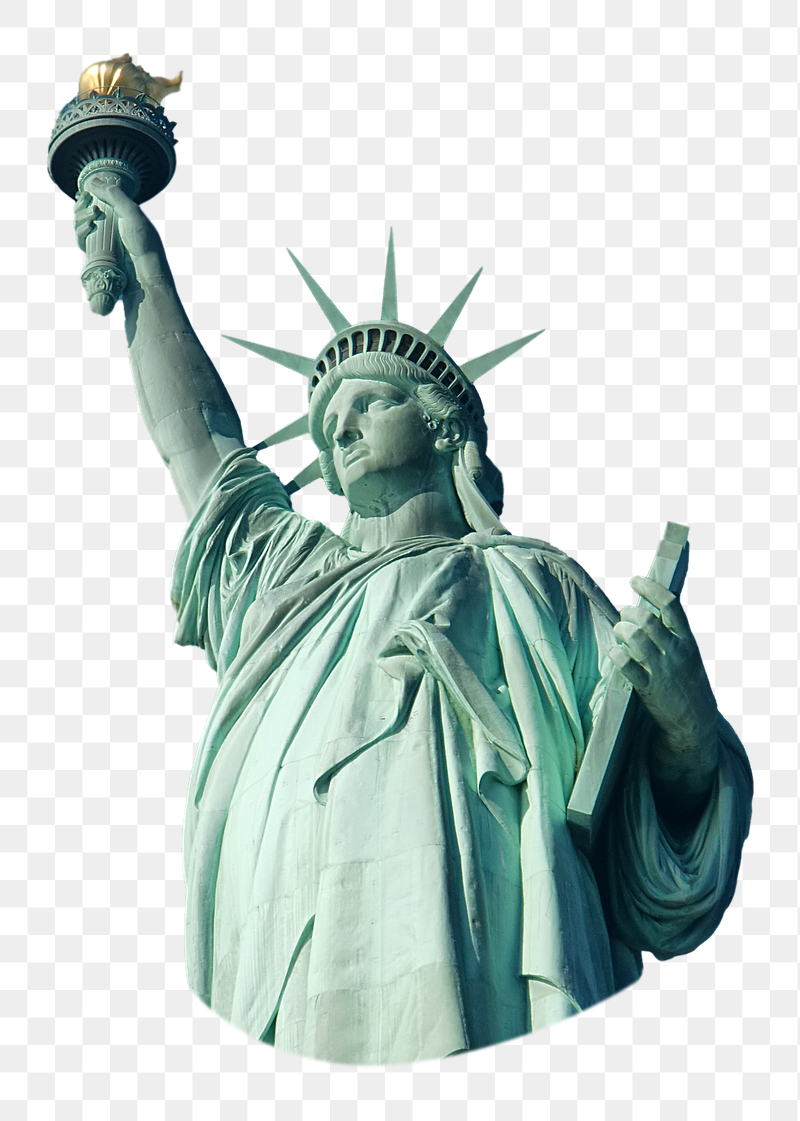 Liberty statue png, transparent background | Free PNG - rawpixel
