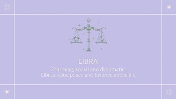 Libra blog banner template, minimal | Free Vector Template - rawpixel