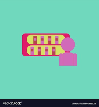 Library and man silhouette vector image