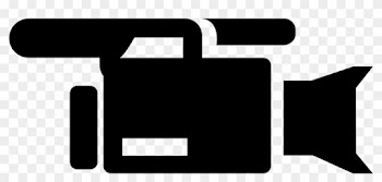 Library Black And White Huge Transparent - Video Camera Logo Png