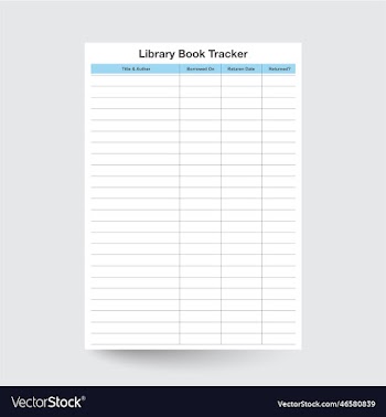 library book tracker
