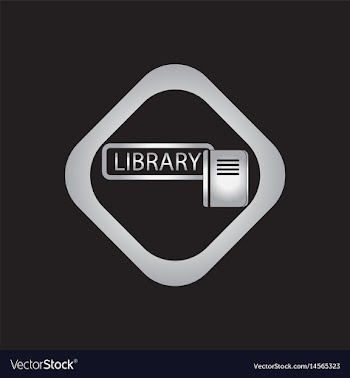Library book vector image