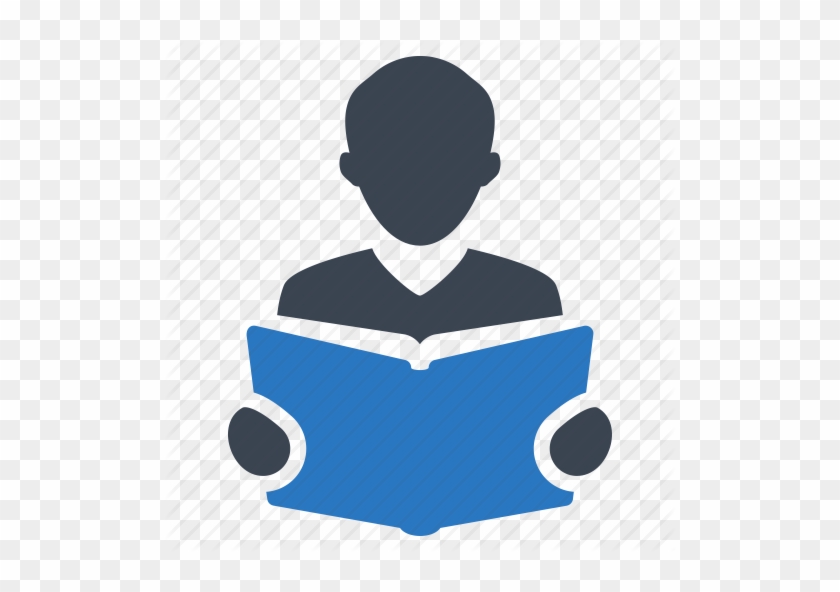 Library Clipart Student Learning - Reading Book Logo Png
