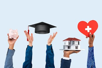 Life achievements representation with hands… | Free stock illustration | High Resolution graphic