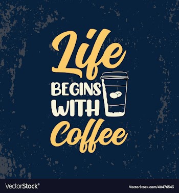 life begins with coffee typography coffee t shirt