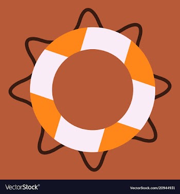 Life buoy isolated high quality detailed vector image