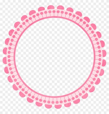 Life Happens Sweetly - Circle Dot Monogram Frame