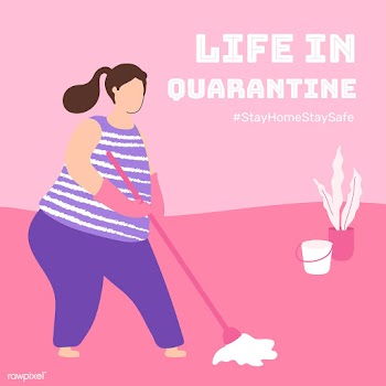 Life in quarantine during the coronavirus outbreak vector | Free  vector - 2311281